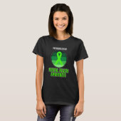 Ik Draag Green for Mental Health Awareness Support T-shirt (Voorkant volledig)