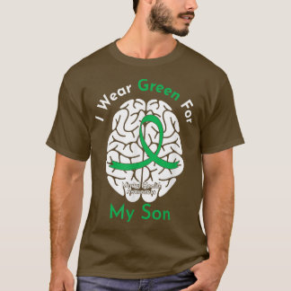 Ik Draag Green for My Son Mental Health Awareness  T-shirt