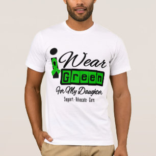 Ik Draag Green Ribbon (Retro) - Dochter T-shirt