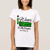 Ik Draag Green Ribbon (Retro) - Dochter T-shirt (Voorkant)