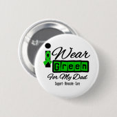 Ik Draag Green Ribbon (Retro) - pap Ronde Button 5,7 Cm (Voorkant /achterkant)