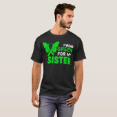 Ik Draag Green Ribbon Sister Dwarfism Awareness Li T-shirt (Voorkant volledig)