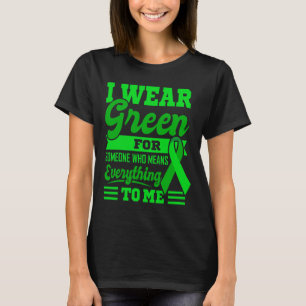 Ik DRAAG GREEN World Cancer Day Gift Green Ribbon T-shirt