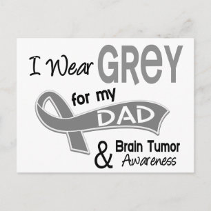Ik Draag Grey 42 Pa Brain Tumor Briefkaart