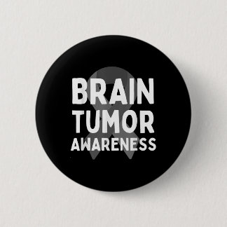 Ik Draag Grey voor Brain Tumor Awareness Grey S Ri Ronde Button 5,7 Cm