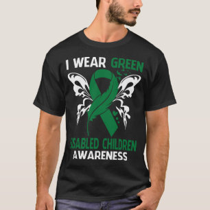 Ik Draag groen voor kinderen met een handicap T-shirt
