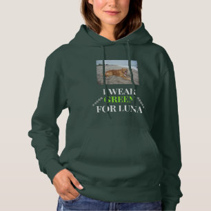 Ik draag groen voor Luna - Lymfoom bewustzijn Hoodie