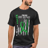Ik Draag groen voor mijn broer Cerebral Palsy Awar T-shirt (Voorkant)