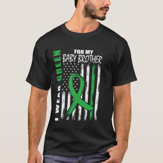 Ik Draag groen voor mijn broer Cerebral Palsy Awar T-shirt (Voorkant)