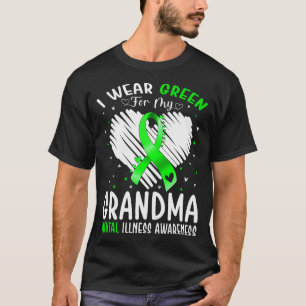 Ik Draag groen voor mijn broertje psychische ziekt T-shirt