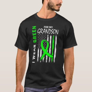 Ik Draag groen voor mijn kleinzoon nierziekte Awar T-shirt