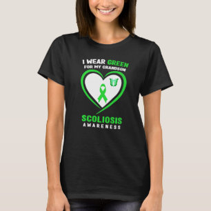 Ik Draag groen voor mijn kleinzoon Scoliosis Aware T-shirt