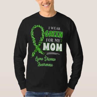 Ik Draag groen voor mijn moeder Green Ribbon Lyme  T-shirt