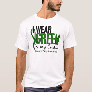Ik Draag groen voor mijn neef 10 Cerebral Palsy T-shirt