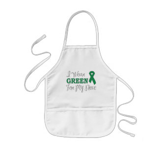 Ik Draag groen voor mijn nicht (groen bewustzijn l Kinder Schort