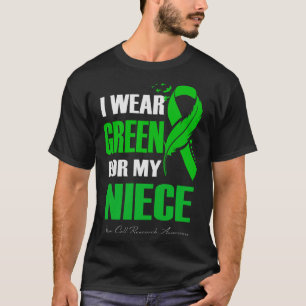 Ik Draag groen voor mijn nichtje stamcelonderzoek T-shirt