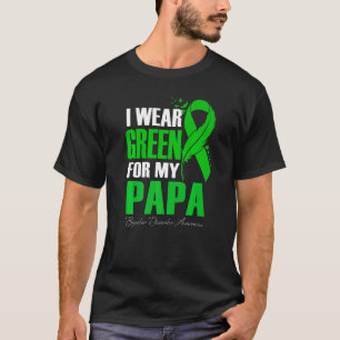 Ik Draag groen voor mijn papieren bipolaire stoorn T-shirt