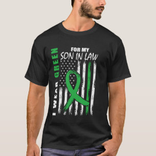 Ik draag groen voor mijn schoonzoon vanwege de cam t-shirt