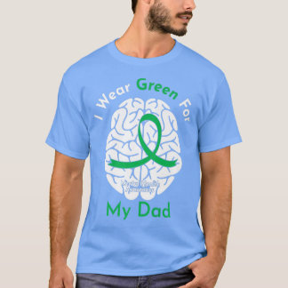 Ik Draag groen voor mijn vader geestelijke gezondh T-shirt