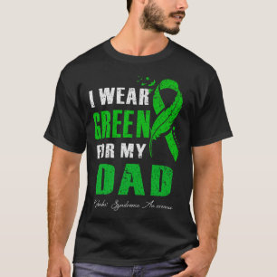 Ik Draag groen voor mijn vader Kabuki-bewustzijn T-shirt