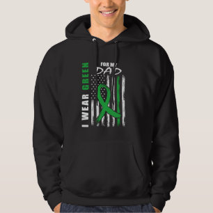 Ik draag groen voor mijn vader Nierziekte bewustzi Hoodie