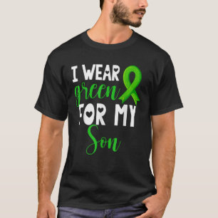 Ik Draag groen voor mijn zoon Leverkanker Awarenes T-shirt