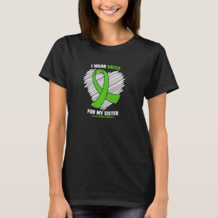 Ik Draag groen voor mijn zus bipolaire stoornis AW T-shirt
