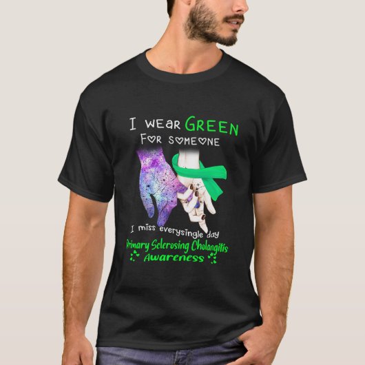 Ik Draag groene primaire scleroserende cholangitis T-shirt (Voorkant)