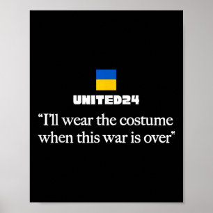 Ik Draag het kostuum als de oorlog voorbij was Poster
