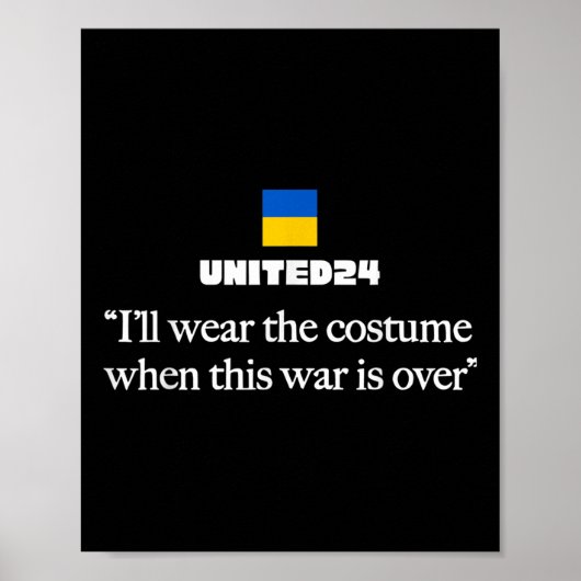 Ik Draag het kostuum als de oorlog voorbij was Poster (Voorkant)