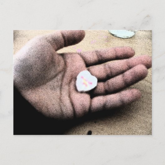 ik draag je hart briefkaart (Voorkant)