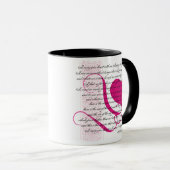 Ik draag je hart koffie mok (Voorkant rechts)