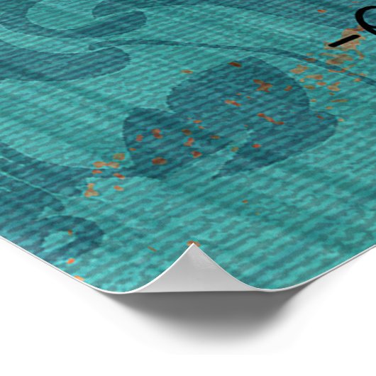 Ik draag je hart met mijn gedicht poster (Hoek)