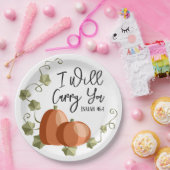 Ik draag je Mok Papieren Bordje (Feest)