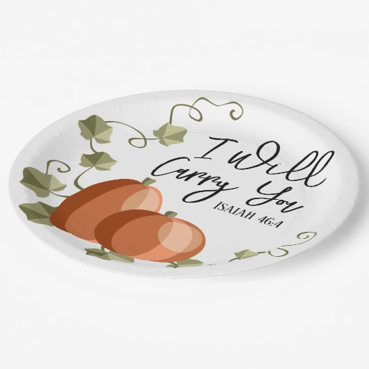 Ik draag je Mok Papieren Bordje (Gekanteld)