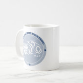 Ik draag kattenhaar met trots koffiemok (Voorkant links)