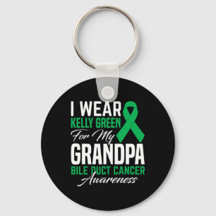 Ik Draag Kelly Green voor mijn opa galwegkanker Sleutelhanger