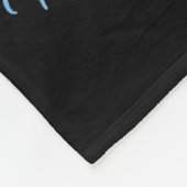Ik Draag lichtblauw voor mijn broer prostaatkanker Fleece Deken (Hoek)