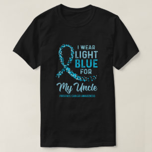 Ik Draag lichtblauw voor mijn oom Prostaat Cancer  T-shirt