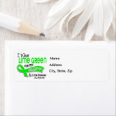 Ik Draag Lime Green 42 Daughter Lyme disease Etiket (Insitu)