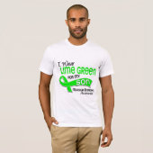 Ik Draag Lime Green 42 Son Muscular Dystrophy T-shirt (Voorkant volledig)