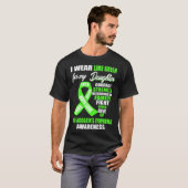 Ik Draag Lime Green Non-hodgkin Lymphoma Awareness T-shirt (Voorkant volledig)