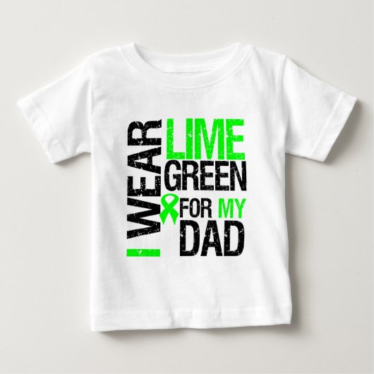 Ik Draag Lime Green Ribbon voor mijn vaders Lymfoo (Voorkant)