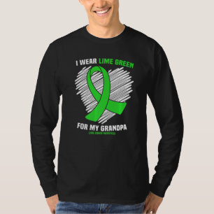 Ik Draag Lime Green voor mijn opa Lyme ziekte Awar T-shirt