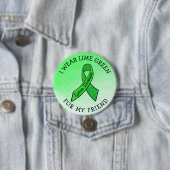 Ik draag Lime Green voor mijn vriend Lyme Button (In situ)