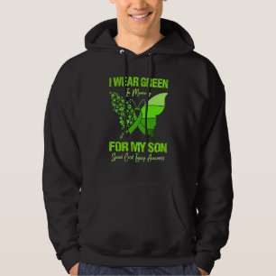 Ik draag limoengroen vanwege de Ruggengraatletsel  Hoodie