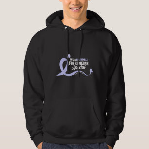 Ik Draag maagdarmkanker bewustzijnslint Hoodie