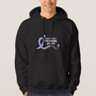 Ik Draag maagdarmkanker bewustzijnslint Hoodie