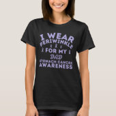Ik Draag maagkanker op maat T-shirt (Voorkant)