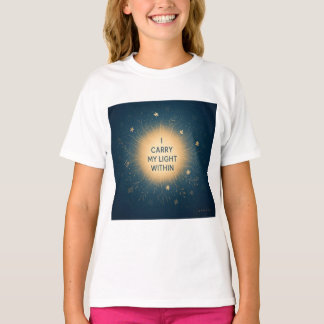 Ik draag mijn Licht binnenin – Spirituele Glow Aff T-shirt